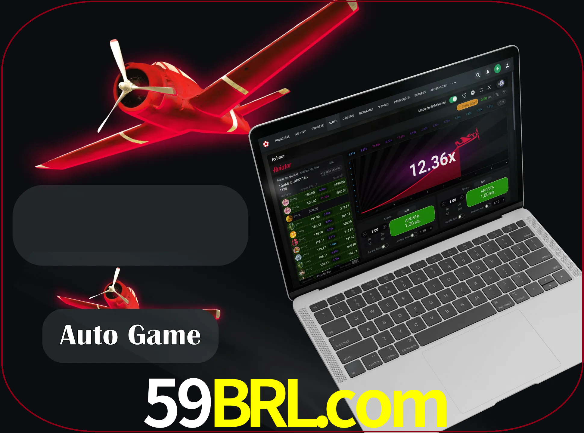 No modo automático, os jogos apostam e sacam seu dinheiro automaticamente.
