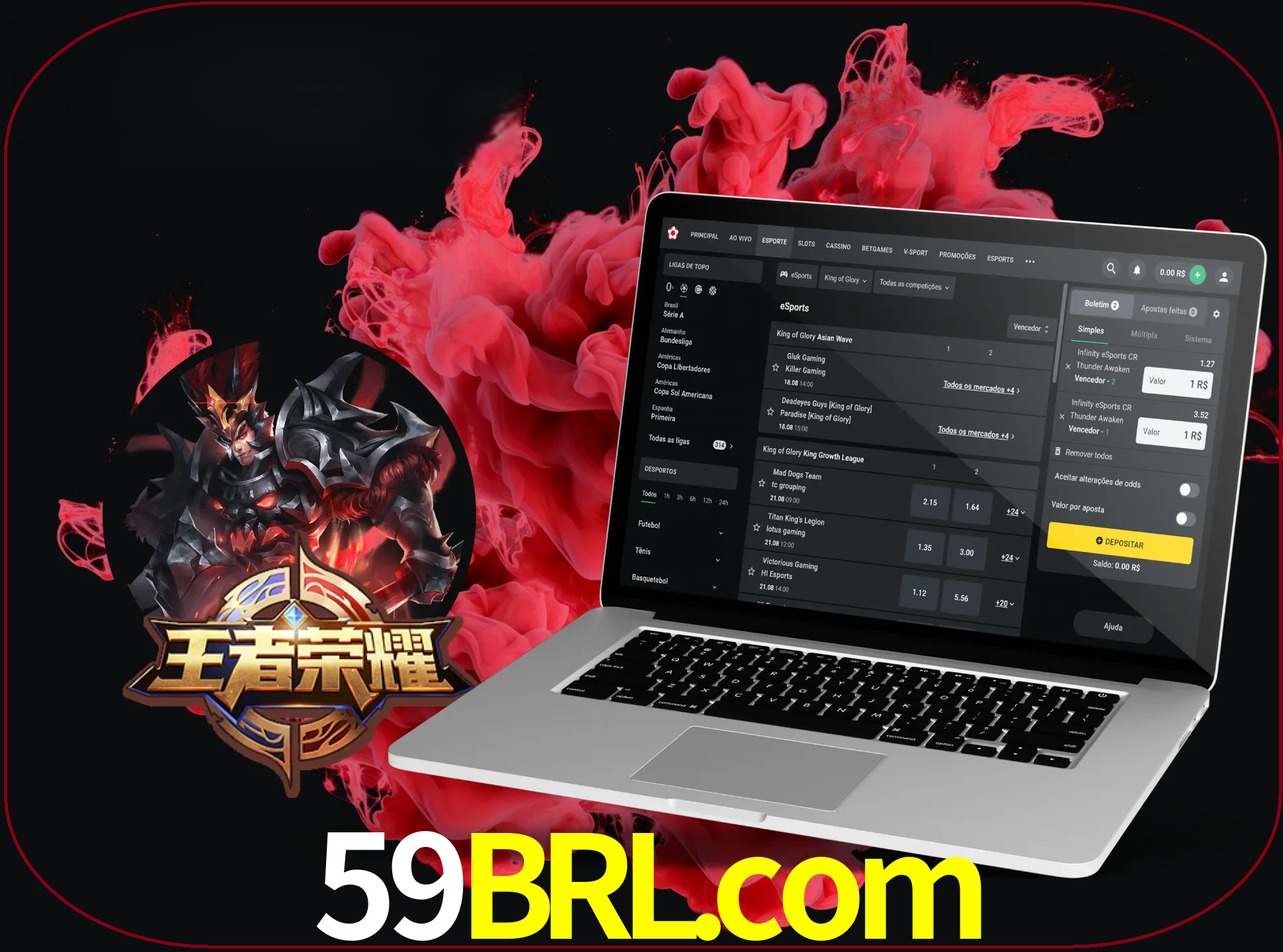 Um jogo global que conquistou os corações dos utilizadores de todo o mundo e que foi desenvolvido na China está disponível no 59brl.