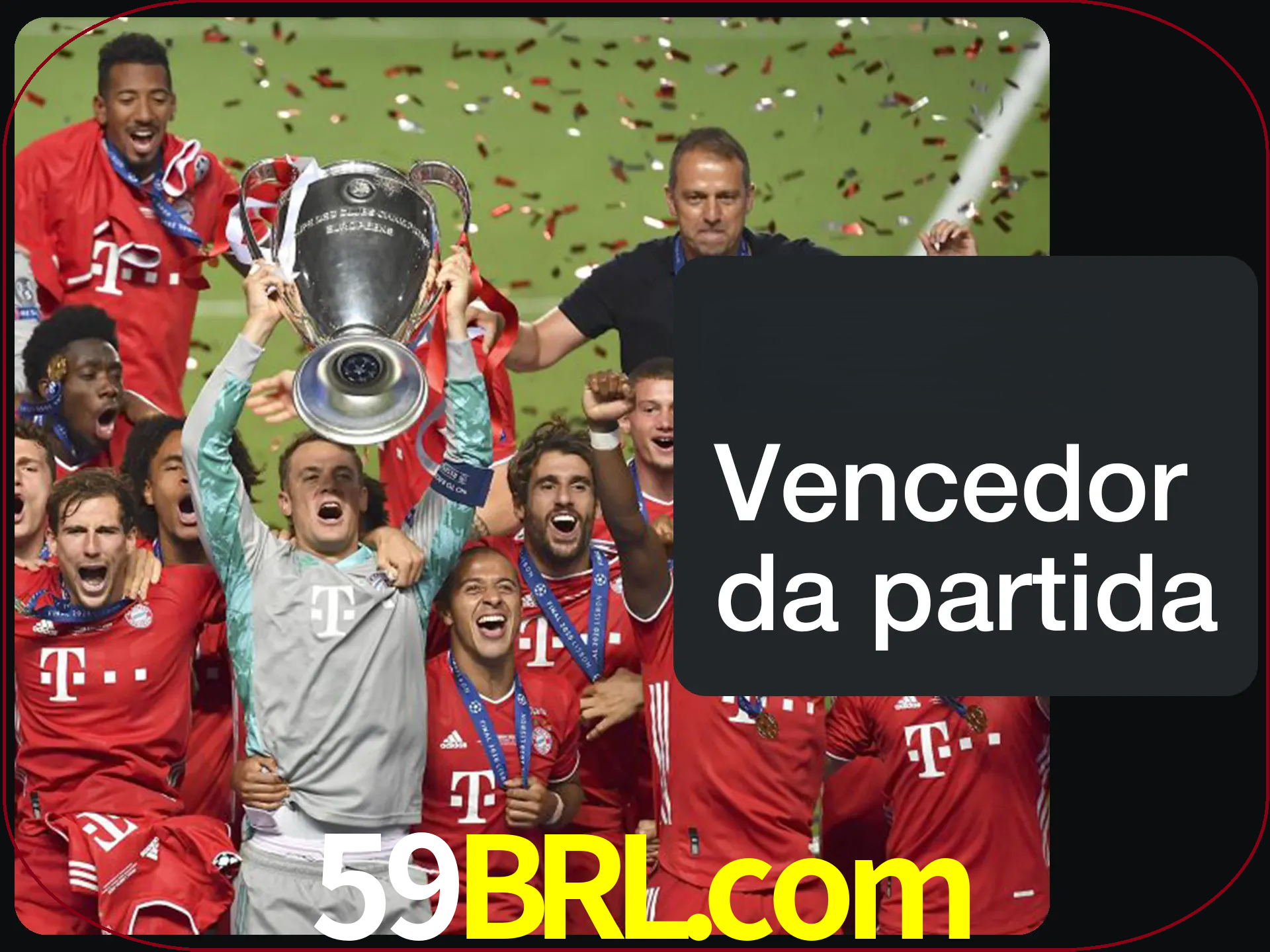 Aposte no vencedor e ganhe uma grande quantia de dinheiro.