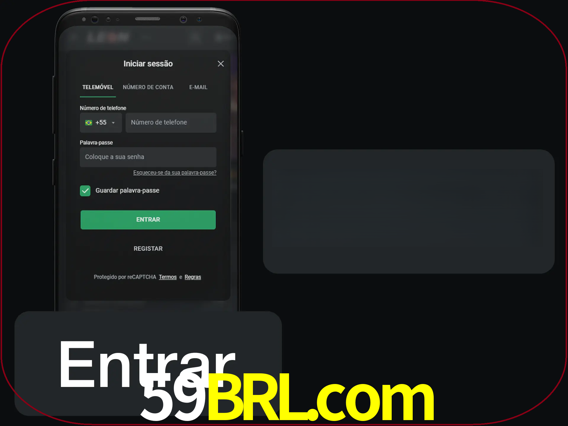 Faça o login para começar a apostar e jogar no cassino.