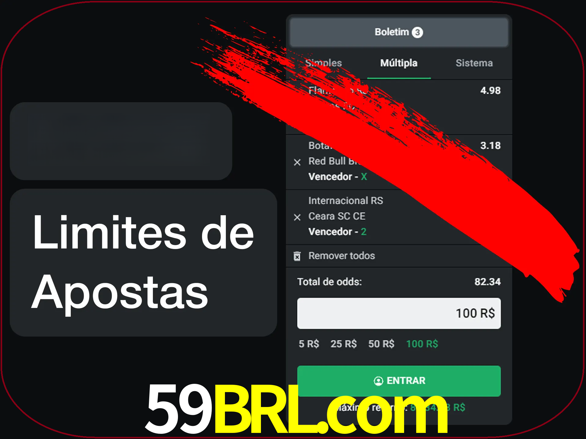 Não faça apostas loucas.